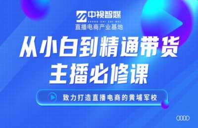 中视智媒01-直播带货小白必修课+京东短视频课【2门40节】