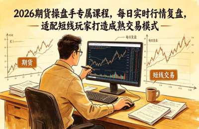 2026期货操盘手专属课程，每日实时行情复盘，适配短线玩家打造成熟交易模式