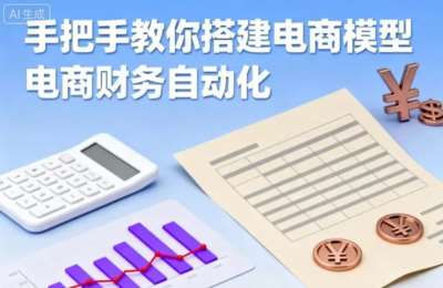 电商财务赵富贵，自动化财务教程，手把手教你搭建电商模型【12节】