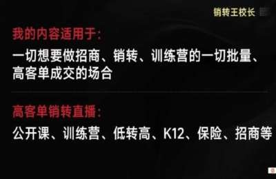 销转王校长-销转课，把公开课做成印钞机，送王校长印钞机课（合集）