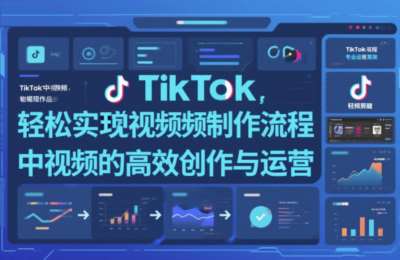 TikTok中视频制做流程，轻松实现Tk中视频的高效创作与运营