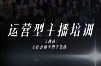婉婉运营型主播培训线下课，主播四大能力，十小时线下录像+字幕，内容比线上课干