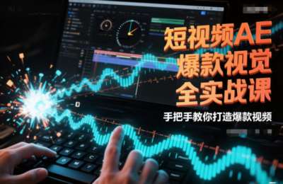 短视频AE爆款视觉全实战课，手把手教你打造爆款视频