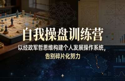 谢胜子-自我操盘训练营：以经政军哲思维构建个人发展操作系统，告别碎片化努力