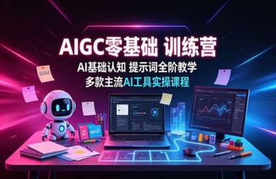 破风-AIGC零基础训练营：AI基础认知，提示词全阶教学，多款主流AI工具实操课程